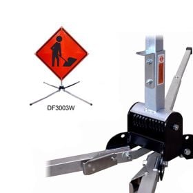 DynaFlex DF3003 Roll Up Sign Stand 12" Sign Mounting Height