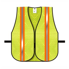 V10 Traffic/Construction Vest ONE SIZE Lime Green - V10