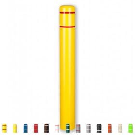 7'' Wide Plastic Bollard Sleeve with or without Tape
