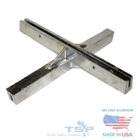 90 Degree Cross Piece 12" Sign Bracket for Extruded Signs - CP812E (Options: Extruded)