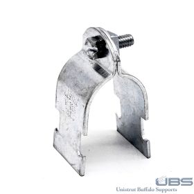 Unistrut P1118 AL: 2-1/2" Pipe Clamp for Rigid Steel Conduit, Aluminum