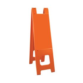 Plasticade Narrowcade A-Frame Sign Stand with Legend - 150-HLGHIP Orange (Options: Orange, High Intensity Prismatic Grade Sheeting)