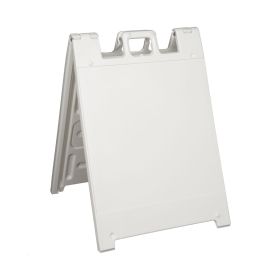 Squarecade 45'' and 36'' A-Frame Sign Stand with Legend - 136-LGEG White (Options: White, Engineer Grade Sheeting, 36