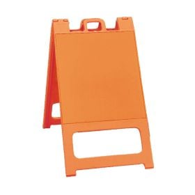 Squarecade 45'' and 36'' A-Frame Sign Stand with Legend - 145-LGEG Orange (Options: Orange, Engineer Grade Sheeting, 45