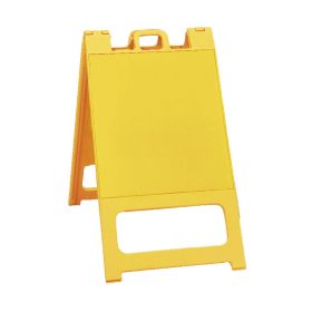 Squarecade 45'' and 36'' A-Frame Sign Stand with Legend - 145-LGEG Yellow (Options: Yellow, Engineer Grade Sheeting, 45