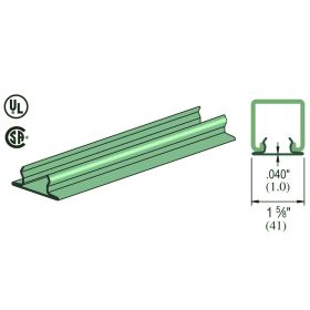 Unistrut P3184P Plastic Closure Strip 5 FT, Green