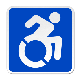MUTCD D9-6NY Sign HANDICAPPED ACCESSIBLE Sign with NYS Approved Symbol