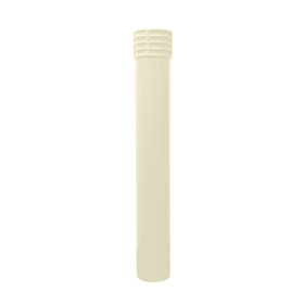 Lighthouse 6.5" x 50" Decorative Bollard Cover, Beige