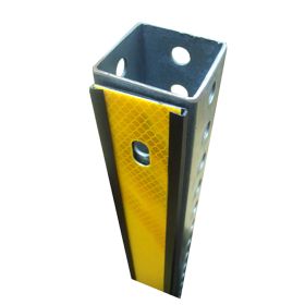 BriteSide 1.75" x72" Square Post, DG Yellow w/ 6 Rivets