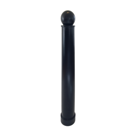 Pawn 4.5" x 54" Decorative Bollard Cover, Black