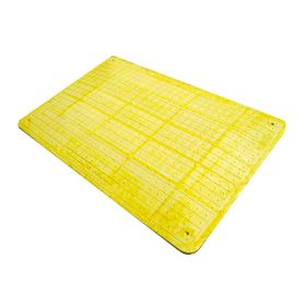 27" Trench Cover, Yellow, 47.2" Long x 31.5" Wide