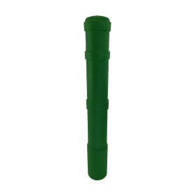 Royal 8-7/8" x 72" Decorative Bollard Cover, Green