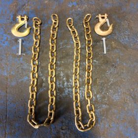 Safety Chains w/ Hooks (Grade 70)