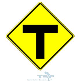 W2-4: "T Symbol" Aluminum Sign, 36" x 36", Diamond Grade