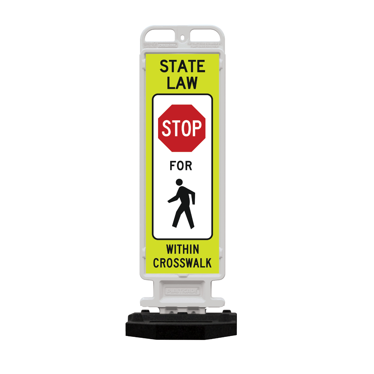 Crosscade K9320 Pedestrian Crossing Sign | Traffic Safety, image size:1200x1200